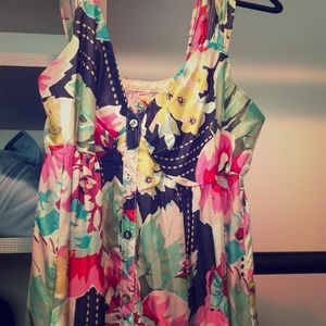Cute woman’s floral dress